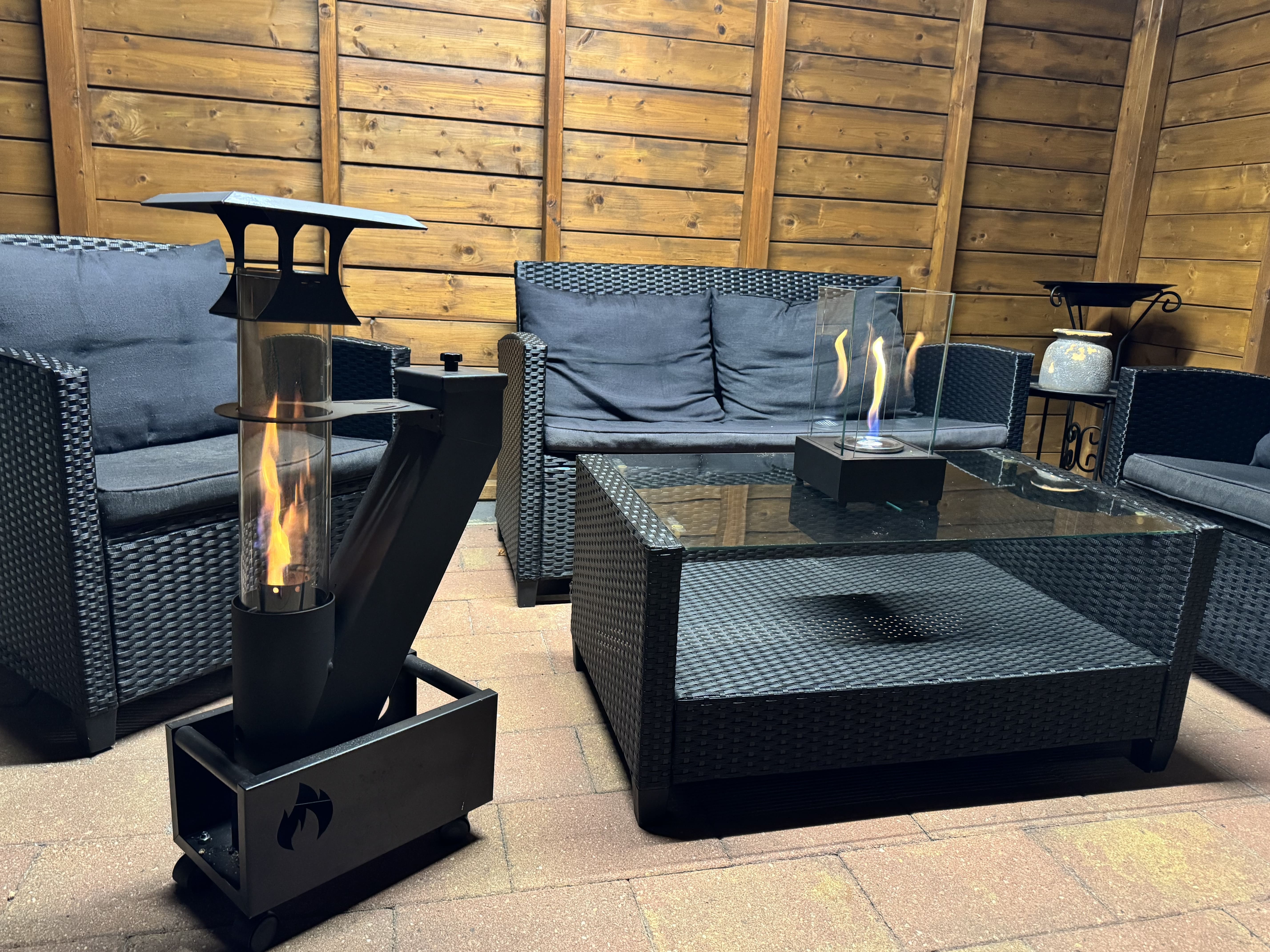 Fire Rocket Combideal – Pelletkachel + Mini Tafelhaard