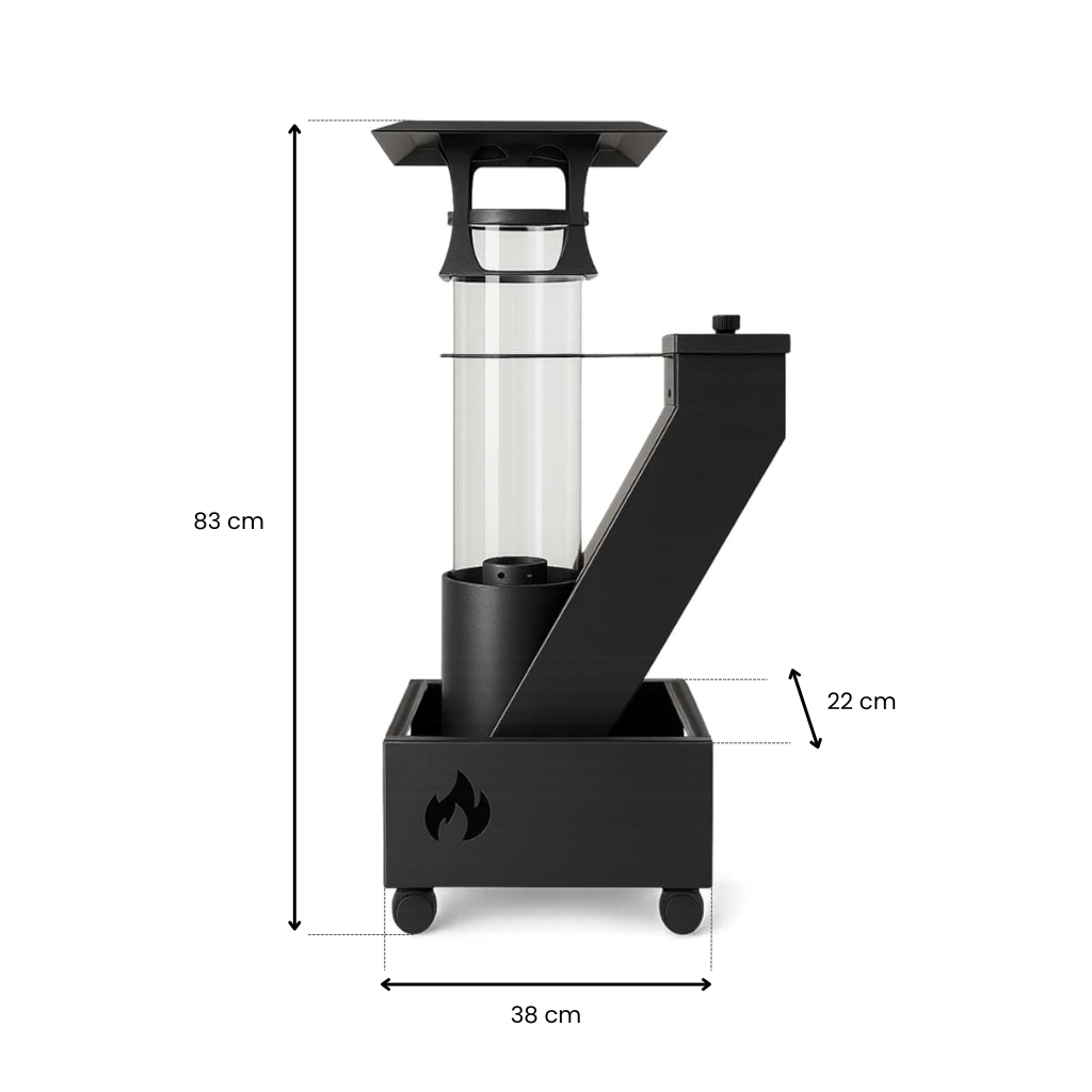 Fire Rocket Combideal – Pelletkachel + Mini Tafelhaard