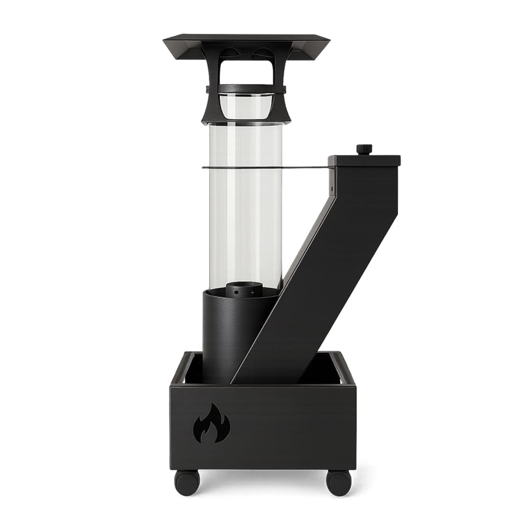 (GLAS) van FireRocket Pelletkachel